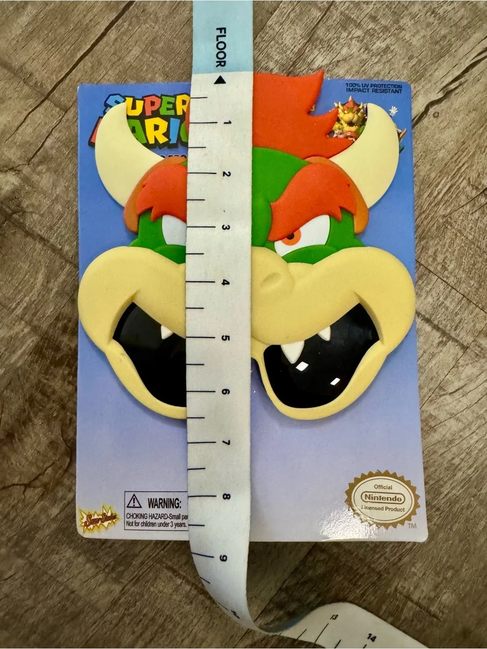 Nintendo Super Mario Bowser Sun-Staches Sunglasses UV400 Costume Glasses NIP